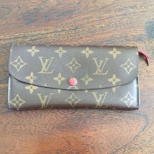 Louis Vuitton Emilie Browns Long Wallet Monogram
